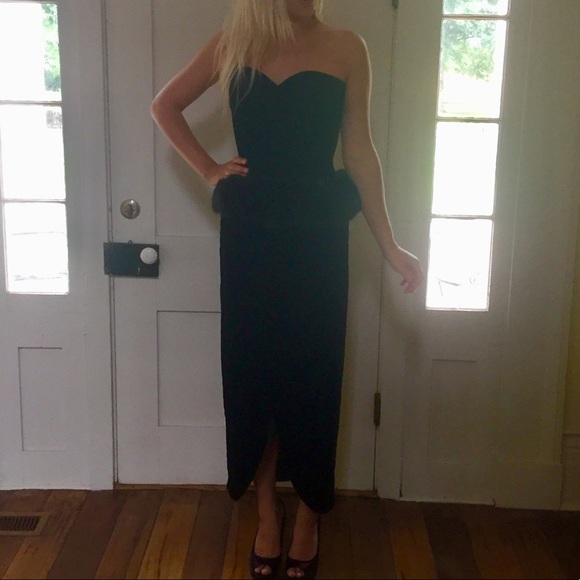 ❤️SOLD❤️Vintage Velvet Fur Waist Dress Strap - Picture 8 of 8